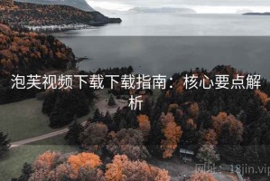 泡芙视频下载下载指南：核心要点解析