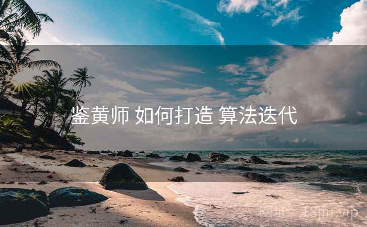 鉴黄师 如何打造 算法迭代 鉴黄师 如何打造 算法迭代